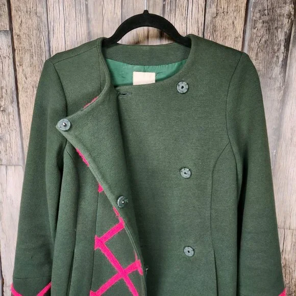 elevenses Anthropologie Tamarisk Lattice Coat - 2